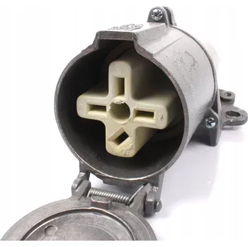 Elektrická zásuvka Zásuvka silová 32A 4p kovová ploché kolíky 500V