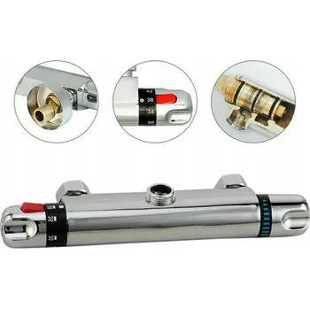 Vodovodní baterie TERMOSTATICKÁ BATERIE DO SPRCHOVÉHO KOUTU, SPRCHOVÁ TERMOSTATICKÁ, CHROM