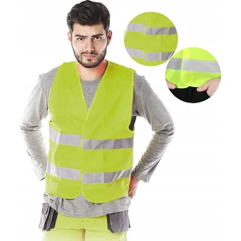 Kamizelka Odblaskowa Ostrzegawcza Rozm. XXL Žlutá