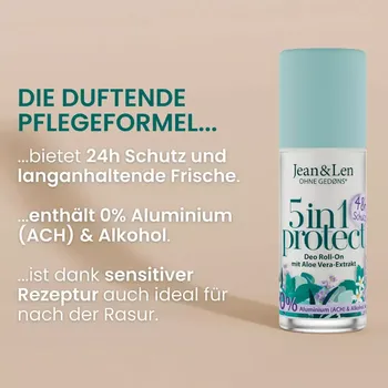 Jean&Len Deodorant roll-on 5v1 Protect 50 ml