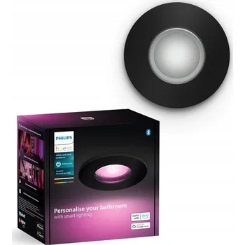 Žárovka Bodová světla kulatý Philips Hue černá