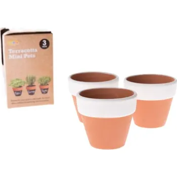 Casa de Engel Keramické květináče - sada 3ks