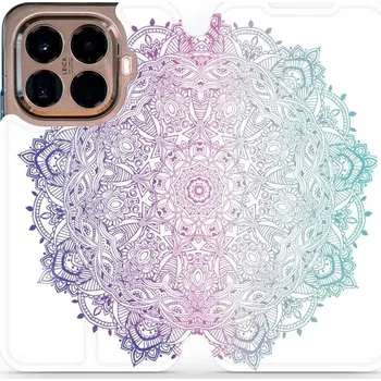 Pouzdro na mobilní telefon Flipové pouzdro Mobiwear - Xiaomi 15T Pro - M008S Mandala (Knížkové flip pouzdro, obal, kryt na mobil Xiaomi 15T Pro - M008S Mandala, materiál Umělá kůže + TPU - ochrana 360°, stojánek, silikonová vanička, magnetické zavírání)
