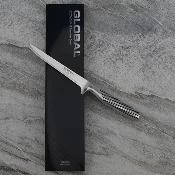GLOBAL GF-31 16 cm - nerezový nůž na klobásy