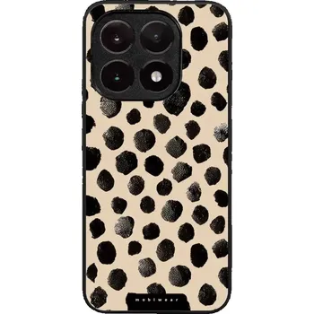 Pouzdro na mobilní telefon Lesklý kryt Mobiwear Glossy - Xiaomi 15T - GA50G Černé puntíky (Prémiové lesklé pouzdro, obal, kryt Mobiwear Glossy na mobil Xiaomi 15T - GA50G Černé puntíky, materiál Plast + TPU silikon - krytí po všech stranách, neošoupatelný potisk, tenké provedení,)