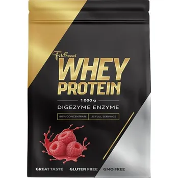 Protein FitBoom Whey Protein - 1000 g Příchuť: Raspberry