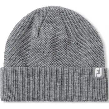 Čepice FOOTJOY Knit Beanie zimní čepice šedá