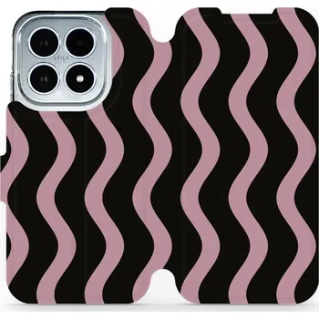 Pouzdro na mobilní telefon Flipové pouzdro Mobiwear - Xiaomi 17 - VA54S Fialové vlnky (Knížkové flip pouzdro, obal, kryt na mobil Xiaomi 17 - VA54S Fialové vlnky, materiál Umělá kůže + TPU - ochrana 360°, stojánek, silikonová vanička, magnetické zavírání)