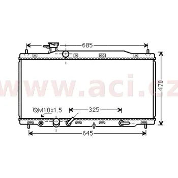 Chladič motoru Chladič, chlazení motoru ACI 25002226
