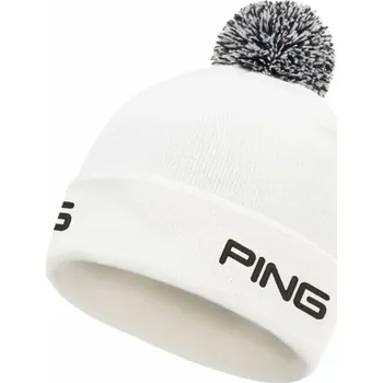 Čepice PING Cresting Knit pánská zimní čepice, bílá