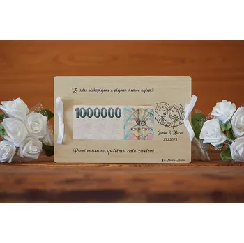 Obálka Dřevěná obálka – dar