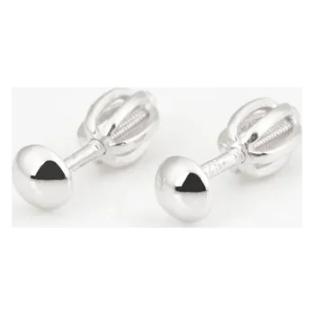 Šperk Stříbrné náušnice pecičky STNAU2105F