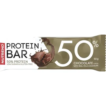 tyčinka Nutrend PROTEIN BAR 50% čokoláda 50g exp. 12/25