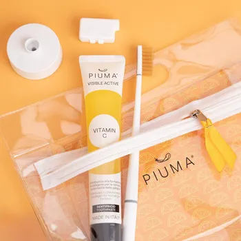 Kosmetická sada Piuma Vit C Pure White dárkový set pro zdravé dásně a bílé zuby