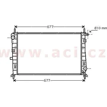 Chladič motoru Chladič, chlazení motoru ACI 18002185