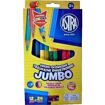 Pastelka Pastelky oboustranné Jumbo 12/24 ASTRA