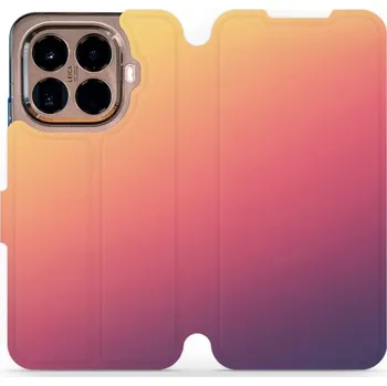 Pouzdro na mobilní telefon Flipové pouzdro Mobiwear - Xiaomi 15T Pro - VP66S Oranžový odstín (Knížkové flip pouzdro, obal, kryt na mobil Xiaomi 15T Pro - VP66S Oranžový odstín, materiál Umělá kůže + TPU - ochrana 360°, stojánek, silikonová vanička, magnetické zavírání)