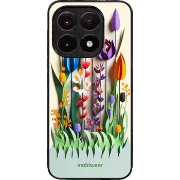 Pouzdro na mobilní telefon Lesklý kryt Mobiwear Glossy - Xiaomi 15T - G015G Barevné květinky (Prémiové lesklé pouzdro, obal, kryt Mobiwear Glossy na mobil Xiaomi 15T - G015G Barevné květinky, materiál Plast + TPU silikon - krytí po všech stranách, neošoupatelný potisk, tenké)