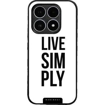 Pouzdro na mobilní telefon Lesklý kryt Mobiwear Glossy - Xiaomi 17 - G070G Live simply (Prémiové lesklé pouzdro, obal, kryt Mobiwear Glossy na mobil Xiaomi 17 - G070G Live simply, materiál Plast + TPU silikon - krytí po všech stranách, neošoupatelný potisk, tenké provedení, možnost