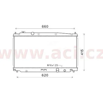 Chladič motoru Chladič, chlazení motoru ACI 25002253