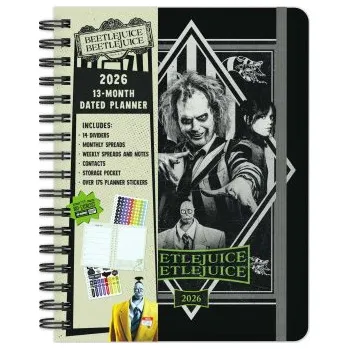 Kalendář 2026 Beetlejuice Beetlejuice 13-Month Weekly Planner (Pevná)