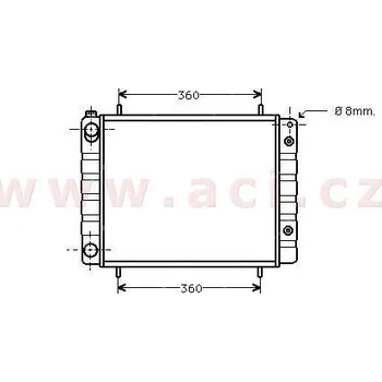 Chladič motoru Chladič, chlazení motoru ACI 02002082