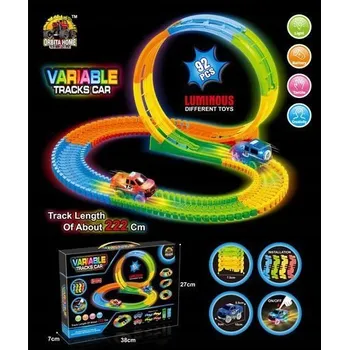 autodráha AUTODRÁHA ZÁVODNÍ MAGICKÁ SVÍTÍCÍ VE TMĚ PRO DĚTI