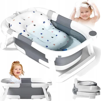 koupací vanička VANIČKA PRO MIMINKA 0-24 MĚSÍCŮ PODLOŽKA DO KOUPELNY S ČIDLEM TEPLOTY