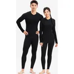 KIPSTA Spodní fotbalové termotričko s dlouhým rukávem bezešvé Keepdry XS ČERNÁ|ŠEDÁ