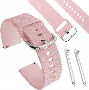 Řemínek na hodinky Řemínek ChronSmarta pro Garmin 20mm růžový