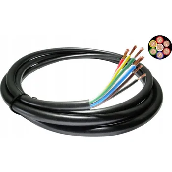 elektrický kabel Vícežilový automobilový kabel YLY-s, lanko 7x0.5mm2, 1m. YLYS 7X0.5