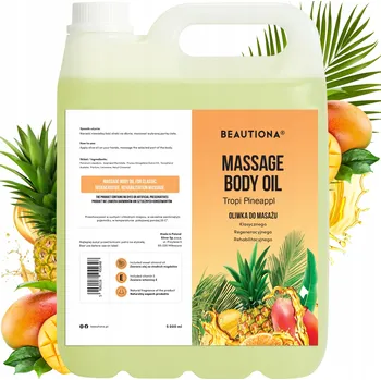 Masážní přípravek Beautiona Tropic Pineapple 5000 ml masážní olej