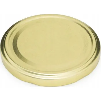 Víčko na zavařovací sklenici Víčko Sezon Šroubovací Víčko 8,2 cm 10 zlatých kusů