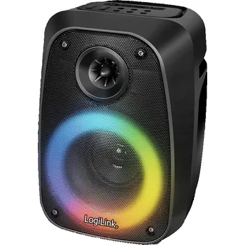 Bluetooth reproduktor Přenosný bluetooth reproduktor bezdrátový TWS RGB LogiLink 10W EQ RGB BT5.0