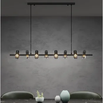 LED černý lustr na lanku ALIVETTA 3313 LED/64W/100-260V 3000-6000K