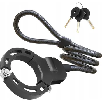 Zámek na kolo Zámek na kolo, koloběžku, lanko, pouta, 3 klíče