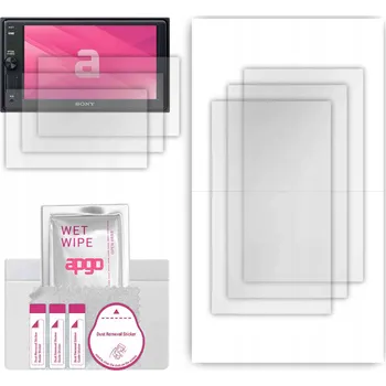 Pouzdro na mobilní telefon 3x Fólie ochranná pro Sony XAV-1550D