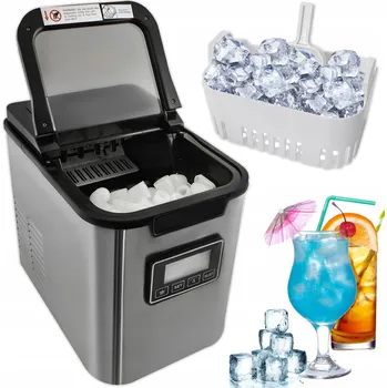 Výrobník ledu Výrobník ledu InnaMarka D110 stříbrná/šedá 120 W