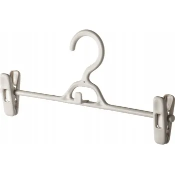 Věšák Věšák na kalhoty s klipsy, věšák na sukně