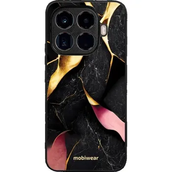 Pouzdro na mobilní telefon Lesklý kryt Mobiwear Glossy - Xiaomi 15T Pro - G021G Černý a zlatavý mramor (Prémiové lesklé pouzdro, obal, kryt Mobiwear Glossy na mobil Xiaomi 15T Pro - G021G Černý a zlatavý mramor, materiál Plast + TPU silikon - krytí po všech stranách, neošoupatelný)