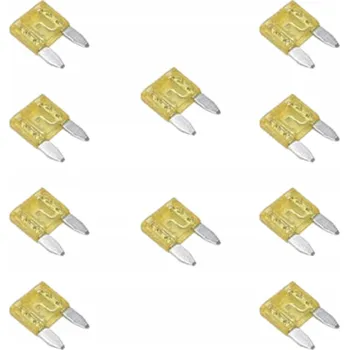 Autopojistky Pojistka plochá MINI automobilová 20A 10 ks