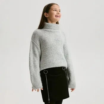 Dívčí sukně Reserved - Sukně se zipy - černý - 374FW-99X - 374FW-99X-158