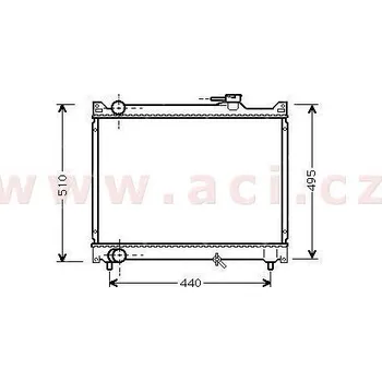 Chladič motoru Chladič, chlazení motoru ACI 52002046