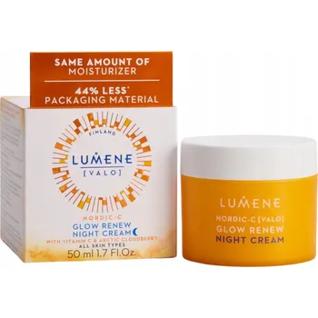 Pleťový krém Rozjasňující pleťový krém Lumene Nordic - C Valo na noc 50 ml
