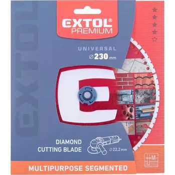 Řezný kotouč 8803004 Kotouč řezný diamantový MULTI univerzální, 230x22,2x3mm EXTOL PREMIUM