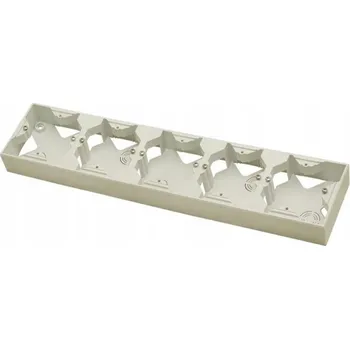 Elektroinstalační krabice OSPEL IMPRESJA PNP-5Y/27 Instalační krabice pro řadu IMPRESJA, pěti-násobná (5-násobná)