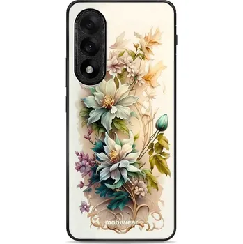 Pouzdro na mobilní telefon Lesklý kryt Mobiwear Glossy - OnePlus Nord 5 - G014G Krémové květy (Prémiové lesklé pouzdro, obal, kryt Mobiwear Glossy na mobil OnePlus Nord 5 - G014G Krémové květy, materiál Plast + TPU silikon - krytí po všech stranách, neošoupatelný potisk, tenké)