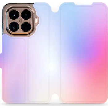 Pouzdro na mobilní telefon Flipové pouzdro Mobiwear - Xiaomi 15T Pro - VP65S Nachový odstín (Knížkové flip pouzdro, obal, kryt na mobil Xiaomi 15T Pro - VP65S Nachový odstín, materiál Umělá kůže + TPU - ochrana 360°, stojánek, silikonová vanička, magnetické zavírání)