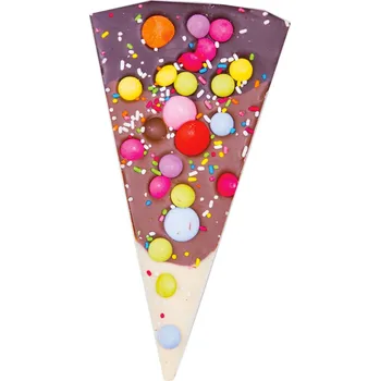 Cukrovinka Čokoládová pizza 60g SOKOLATA AGAPITOS příchuť: Lentilky (hořká, mléčná, bílá)