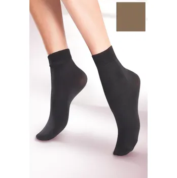 Dámské punčochy Silonkové ponožky Gabriella Microfibre Code 601 Barva: Hnědá, Velikost: UNI